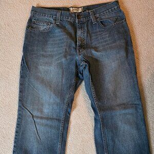 American Rag CIE 34x32 Straight Leg Blue Jeans Retro 2000s Lightweight Distress